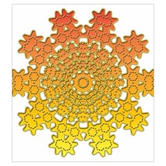 Mandala Background Image Ornament Drawstring Pouch (2XL) from ArtsNow.com Front