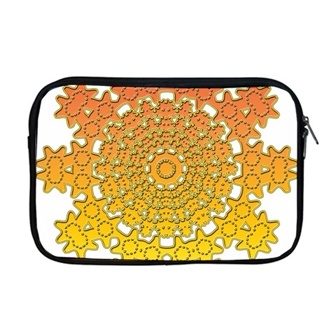 Mandala Background Image Ornament Apple MacBook Pro 17  Zipper Case from ArtsNow.com Front