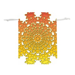 Mandala Background Image Ornament Lightweight Drawstring Pouch (M) from ArtsNow.com Front