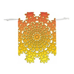 Mandala Background Image Ornament Lightweight Drawstring Pouch (L) from ArtsNow.com Front