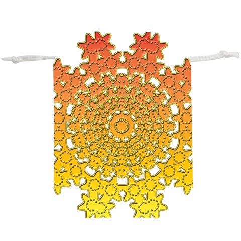 Mandala Background Image Ornament Lightweight Drawstring Pouch (XL) from ArtsNow.com Front