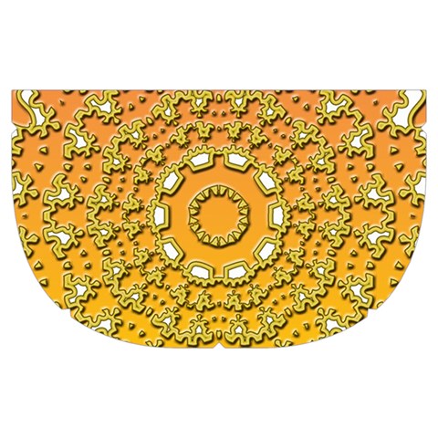 Mandala Background Image Ornament Make Up Case (Medium) from ArtsNow.com Side Left