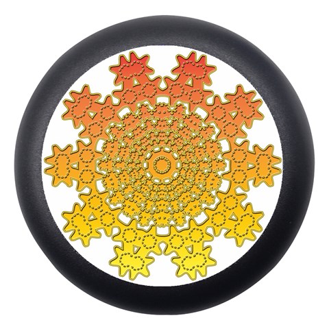 Mandala Background Image Ornament Dento Box with Mirror from ArtsNow.com Front