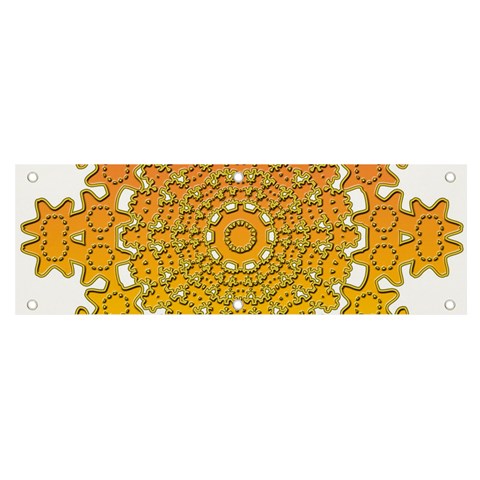 Mandala Background Image Ornament Banner and Sign 6  x 2  from ArtsNow.com Front