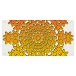 Mandala Background Image Ornament Banner and Sign 6  x 3 
