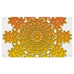 Mandala Background Image Ornament Banner and Sign 7  x 4 