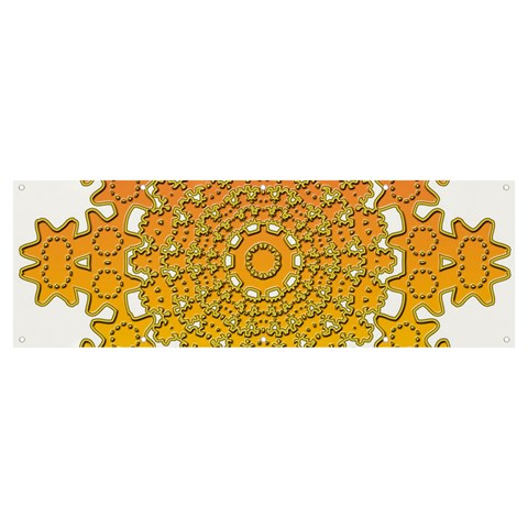 Mandala Background Image Ornament Banner and Sign 12  x 4  from ArtsNow.com Front