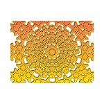 Mandala Background Image Ornament Premium Plush Fleece Blanket (Mini)