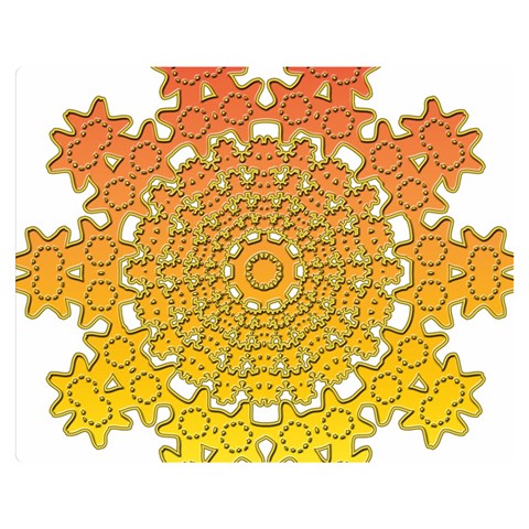 Mandala Background Image Ornament Premium Plush Fleece Blanket (Medium) from ArtsNow.com 60 x50  Blanket Front