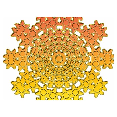 Mandala Background Image Ornament Two Sides Premium Plush Fleece Blanket (Extra Small) from ArtsNow.com 40 x30  Blanket Front