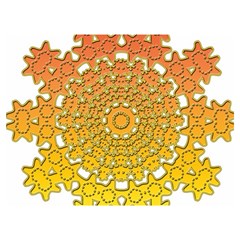 Mandala Background Image Ornament Two Sides Premium Plush Fleece Blanket (Extra Small) from ArtsNow.com 40 x30  Blanket Back