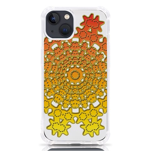 Mandala Background Image Ornament iPhone 13 TPU UV Print Case from ArtsNow.com Front