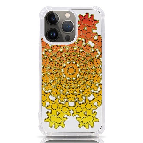 Mandala Background Image Ornament iPhone 13 Pro TPU UV Print Case from ArtsNow.com Front
