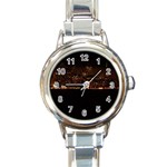 San Fransisco Usa California Water Round Italian Charm Watch