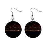 San Fransisco Usa California Water Mini Button Earrings