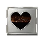 San Fransisco Usa California Water Mega Link Heart Italian Charm (18mm)