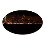 San Fransisco Usa California Water Oval Magnet