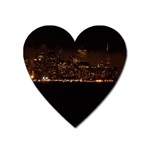 San Fransisco Usa California Water Heart Magnet