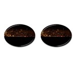 San Fransisco Usa California Water Cufflinks (Oval)