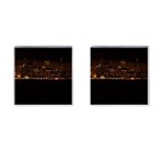 San Fransisco Usa California Water Cufflinks (Square)