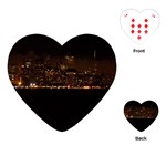San Fransisco Usa California Water Playing Cards Single Design (Heart)