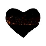 San Fransisco Usa California Water Standard 16  Premium Heart Shape Cushions