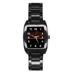 San Fransisco Usa California Water Stainless Steel Barrel Watch