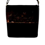 San Fransisco Usa California Water Flap Closure Messenger Bag (L)