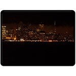 San Fransisco Usa California Water Two Sides Fleece Blanket (Large)