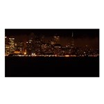 San Fransisco Usa California Water Satin Shawl 45  x 80 
