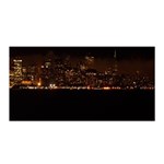 San Fransisco Usa California Water Satin Wrap 35  x 70 
