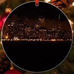 San Fransisco Usa California Water UV Print Acrylic Ornament Round