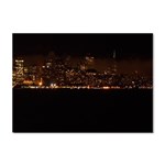 San Fransisco Usa California Water Crystal Sticker (A4)