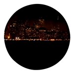 San Fransisco Usa California Water Round Glass Fridge Magnet (4 pack)