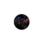 Grunge Paint Splatter Splash Ink 1  Mini Buttons