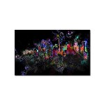 Grunge Paint Splatter Splash Ink Sticker (Rectangular)