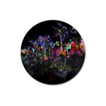Grunge Paint Splatter Splash Ink Magnet 3  (Round)