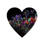 Grunge Paint Splatter Splash Ink Heart Magnet