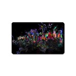Grunge Paint Splatter Splash Ink Magnet (Name Card)