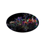 Grunge Paint Splatter Splash Ink Sticker Oval (100 pack)