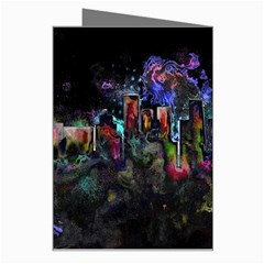 Grunge Paint Splatter Splash Ink Greeting Card from ArtsNow.com Right