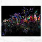 Grunge Paint Splatter Splash Ink Rectangular Jigsaw Puzzl