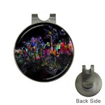Grunge Paint Splatter Splash Ink Hat Clips with Golf Markers