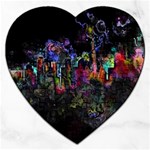 Grunge Paint Splatter Splash Ink Jigsaw Puzzle (Heart)