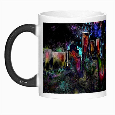 Grunge Paint Splatter Splash Ink Morph Mug from ArtsNow.com Left