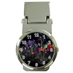 Grunge Paint Splatter Splash Ink Money Clip Watches