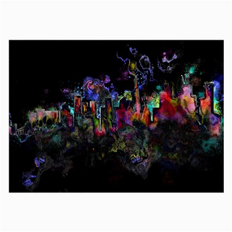 Grunge Paint Splatter Splash Ink Large Glasses Cloth (2 Sides) from ArtsNow.com Front