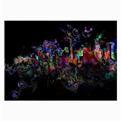 Grunge Paint Splatter Splash Ink Large Glasses Cloth (2 Sides) from ArtsNow.com Back