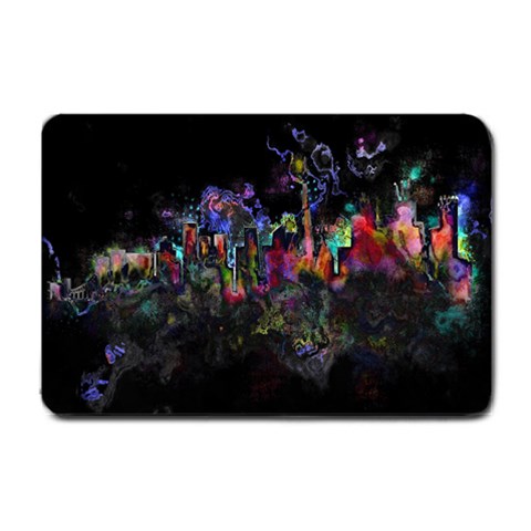 Grunge Paint Splatter Splash Ink Small Doormat from ArtsNow.com 24 x16  Door Mat
