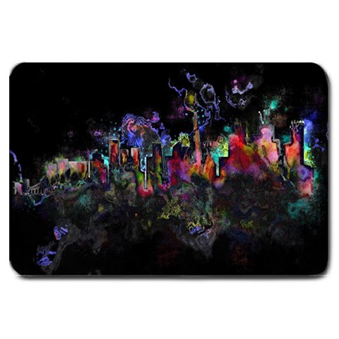 Grunge Paint Splatter Splash Ink Large Doormat from ArtsNow.com 30 x20  Door Mat